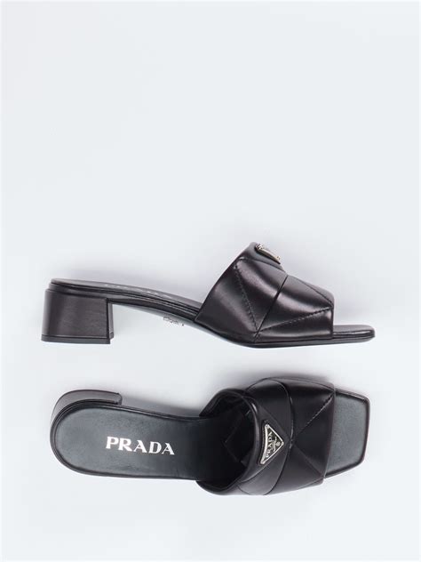 prada pantolette|official Prada shoes website.